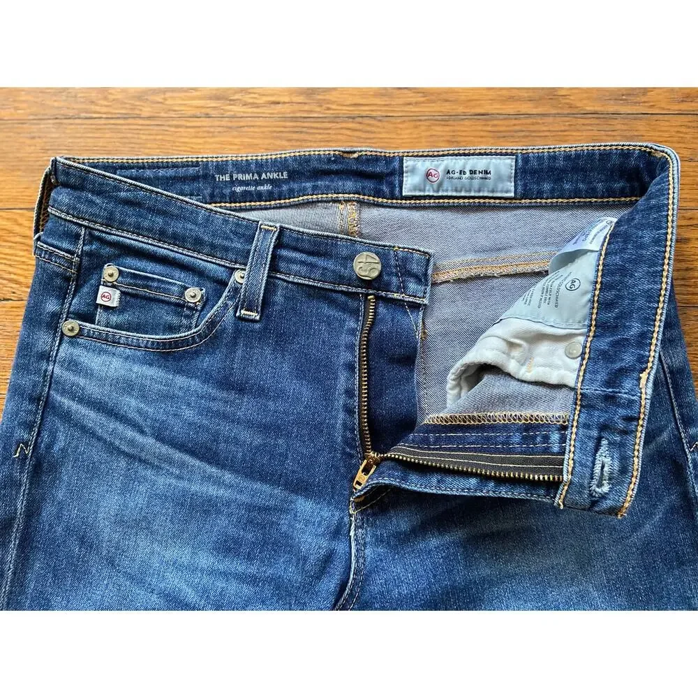 ADRIANO GOLDSCHMIED AG-ED Denim 'The Prima Ankle' Jeans sz 26R